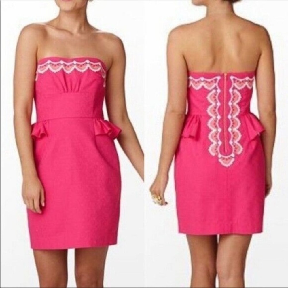 Lilly Pulitzer Azalea Strapless Dress